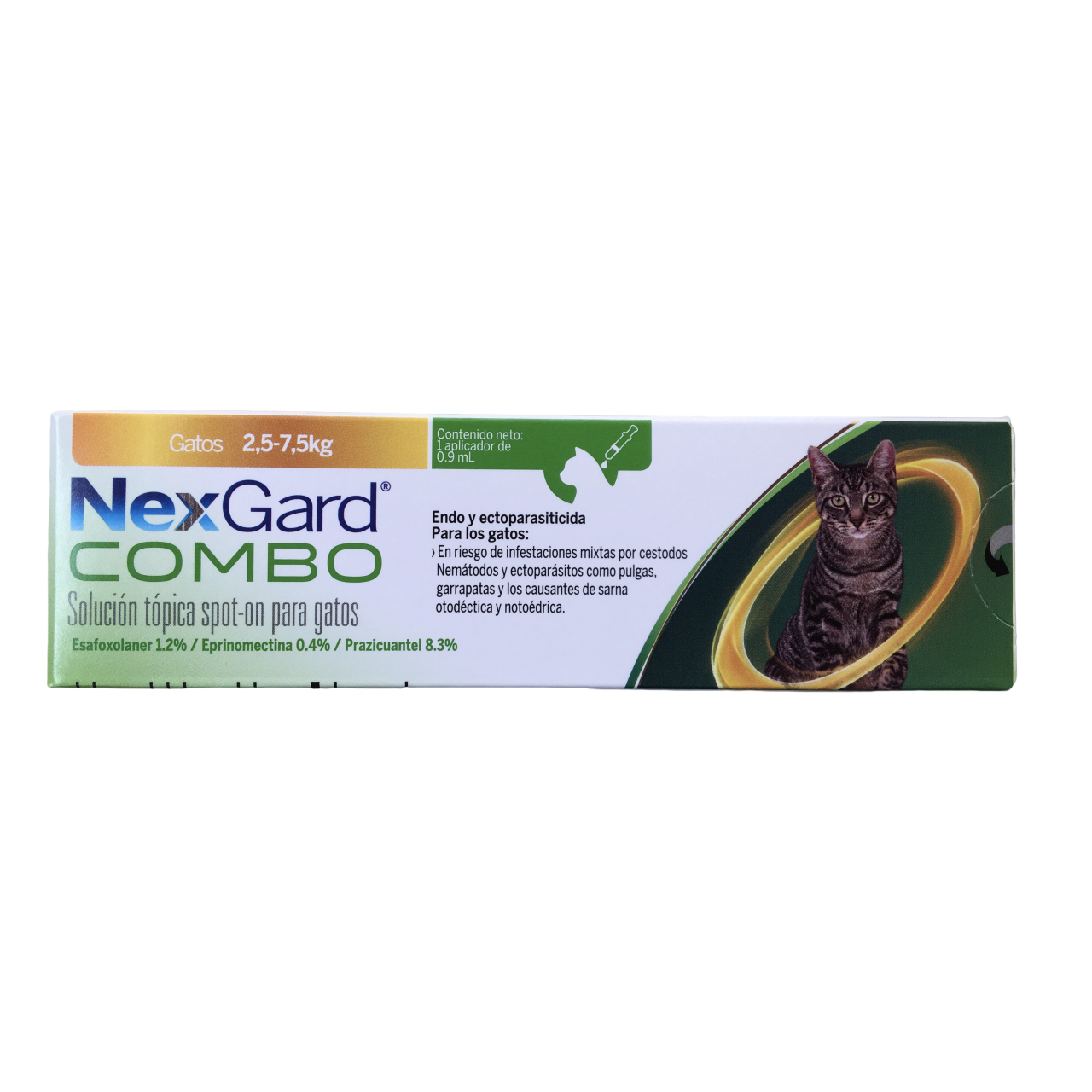 Nexgard Combo Gato L 2.5 - 7.5 Kg Pipeta Nexgard Combo Gato L 2.5 - 7.5 Kg Pipeta